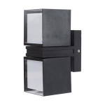 aplica elan led 18w 4000k ip65, negru, erste