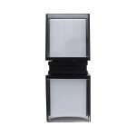 aplica elan led 18w 4000k ip65, negru, erste