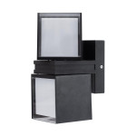 aplica elan led 18w 4000k ip65, negru, erste