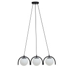pendul glace 3xe27 ip20, negru, erste