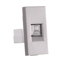 touch modul priza utp cat6e 1/2, gri, pulsar