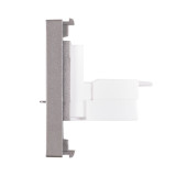 touch modul priza utp cat6e 1/2, gri, pulsar