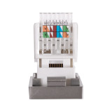 touch modul priza utp cat6e 1/2, gri, pulsar