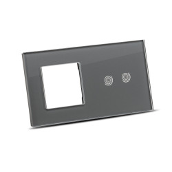 touch rama dubla 1p+2t, gri, pulsar