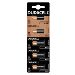 baterie alcalina 12v duracell mn21, v23ga, a23, lrv08, 8lr932, 5 buc/blister