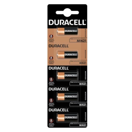 baterie alcalina 12v duracell mn21, v23ga, a23, lrv08, 8lr932, 5 buc/blister