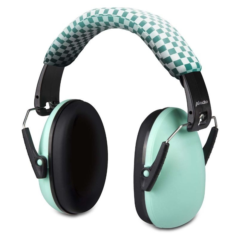 casti antifonice pentru copii, verde, alecto