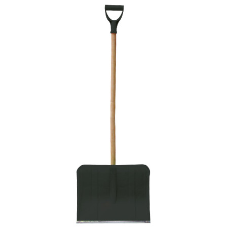lopata zapada plastic cu maner lemn 455x360mm