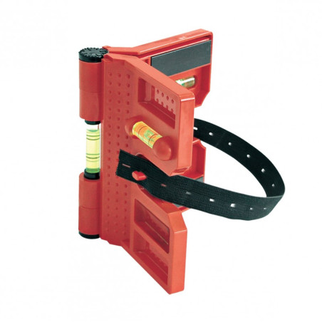 nivela plastic magnetica pentru stalpi / 3 bule - 135mm