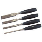 set dalti lemn cu maner plastic - 4p.