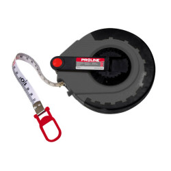 ruleta lunga cu banda din fibra intarita 20m