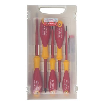 set surubelnite izolate abs plate si pz + tester - 6p.