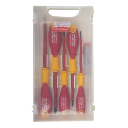 set surubelnite izolate abs plate si pz + tester - 6p.