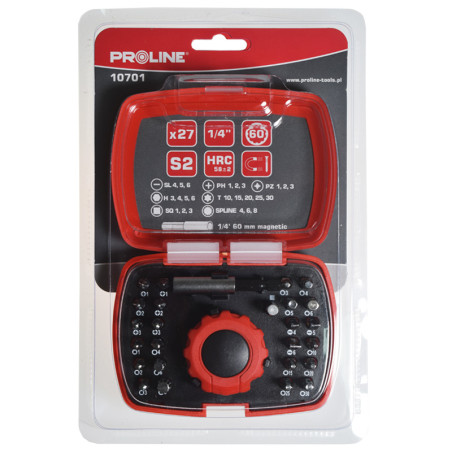 set varfuri cu surubelnita clichet - 27p.