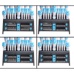 set surubelnite cr-va soft-touch si varfuri - 50p.