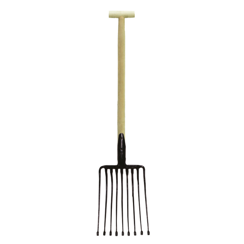 furca pentru cartofi cu maner lemn tip-t 275x370/1370mm furca pentru cartofi cu maner lemn tip-t 275x370/1370mm