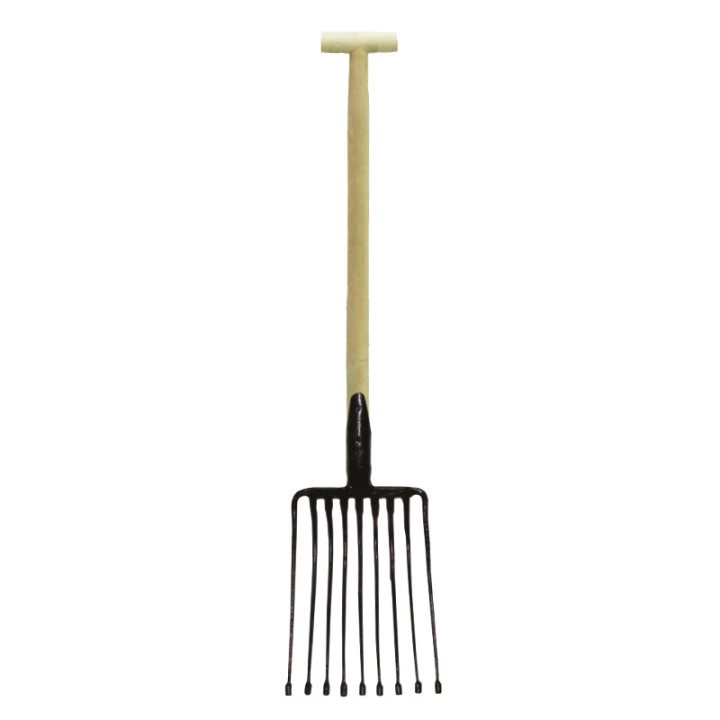 furca pentru cartofi cu maner lemn tip-t 275x370/1370mm