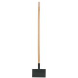 spargator gheata metalic cu maner lemn 200x120mm