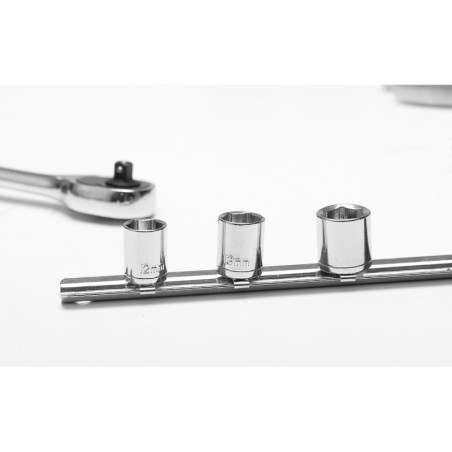 suport chei tubulare cu 6 clipsuri 1/4"