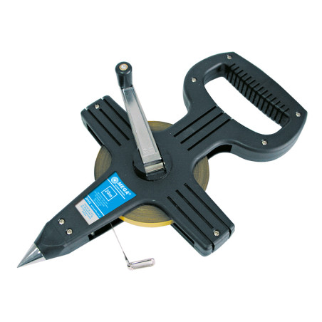 ruleta lunga cu banda metalica si maner 20m