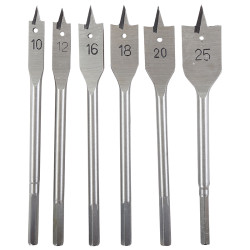 set burghie lemn plate 10-25mm - 6p.