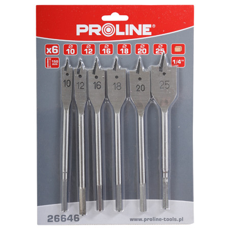 set burghie lemn plate 10-25mm - 6p.