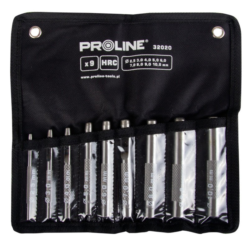 set perforatoare 2.5-10.0mm - 9p.
