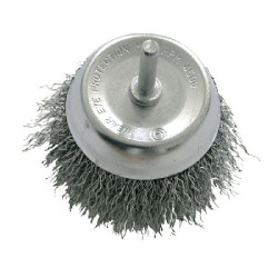 perie sarma tip cupa cu tija 100mm