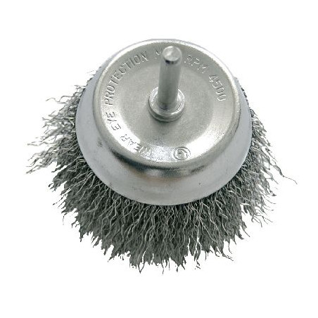 perie sarma tip cupa cu tija 100mm