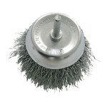 perie sarma tip cupa cu tija 100mm