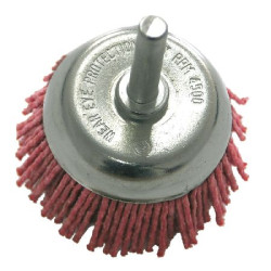 perie slefuire tip cupa cu tija 75mm