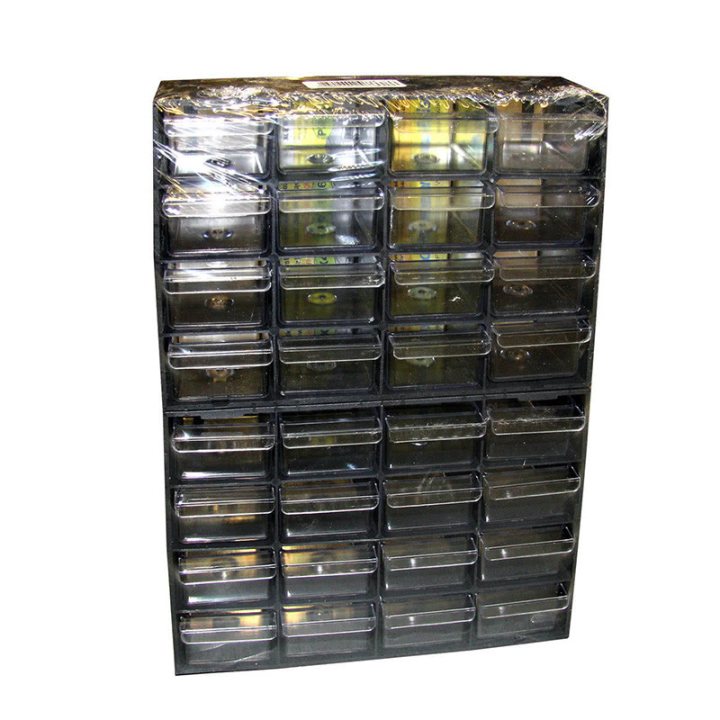 dulap plastic ingust 320x220x70mm / 32 sertare