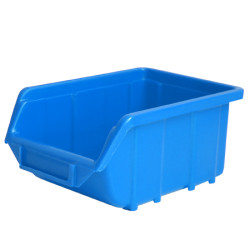 cutie plastic depozitare 221x350x165mm / albastra