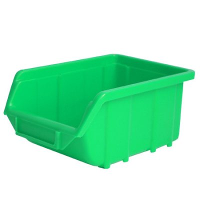 cutie plastic depozitare 221x350x165mm / verde