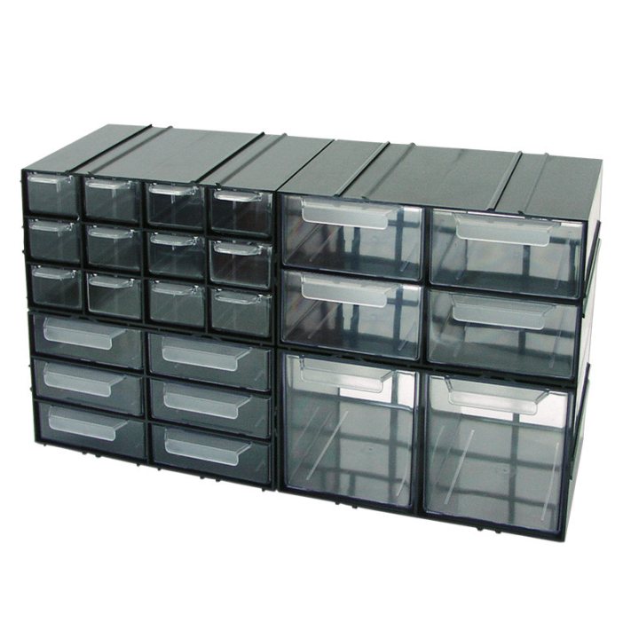 dulap plastic diversificat 230x125x140mm / 12 sertare