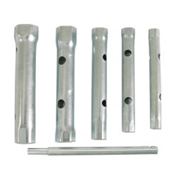 set chei tubulare duble cu tija operare 6-22mm - 10p.