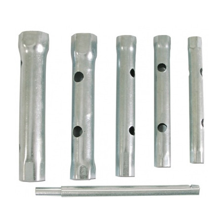 set chei tubulare duble cu tija operare 6-22mm - 10p.