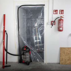 folie cortina usa cu fermoar tip-l - 1100x2200mm