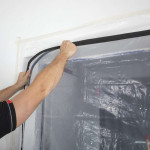 folie cortina usa cu fermoar tip-l - 1100x2200mm