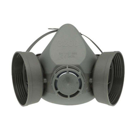 masca gaz din silicon cu doua locase pentru filtru