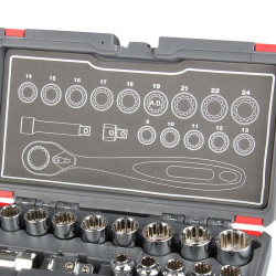 trusa tubulare canelate speciale cu canal - 17p.