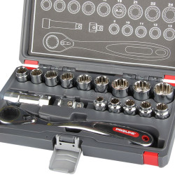 trusa tubulare canelate speciale cu canal - 17p.