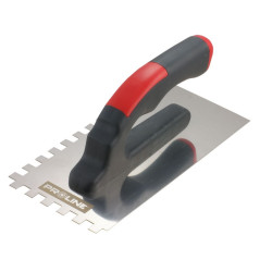 gletiera inox dintata cu maner plastic 270x130/10mm