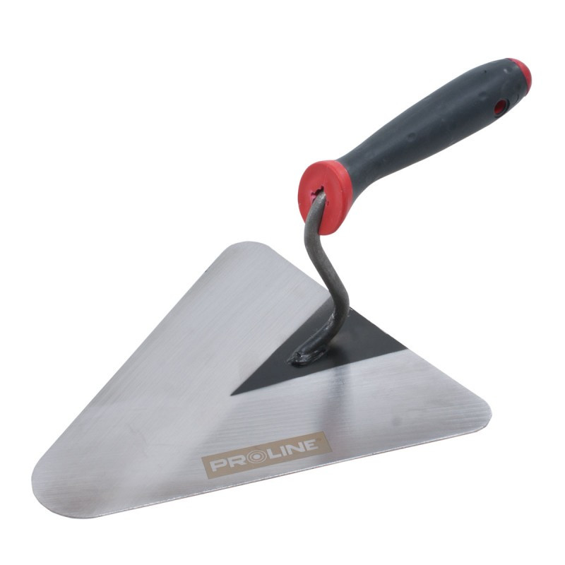 mistrie otel triunghiulara cu maner gumat 200x190mm