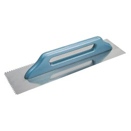 gletuitor inox dintat cu maner lemn 380x130/10mm