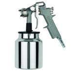 pistol pentru vopsit cu rezervor inferior