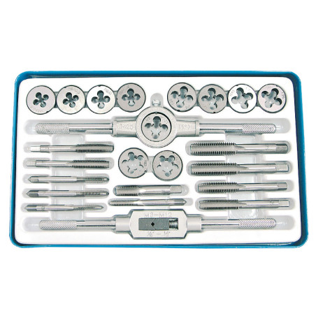 trusa tarozi si filiere cu accesorii m5-m12 - 24p.