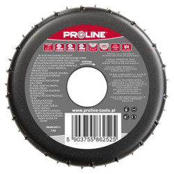 disc raspel carota plat / frontal - 120mm