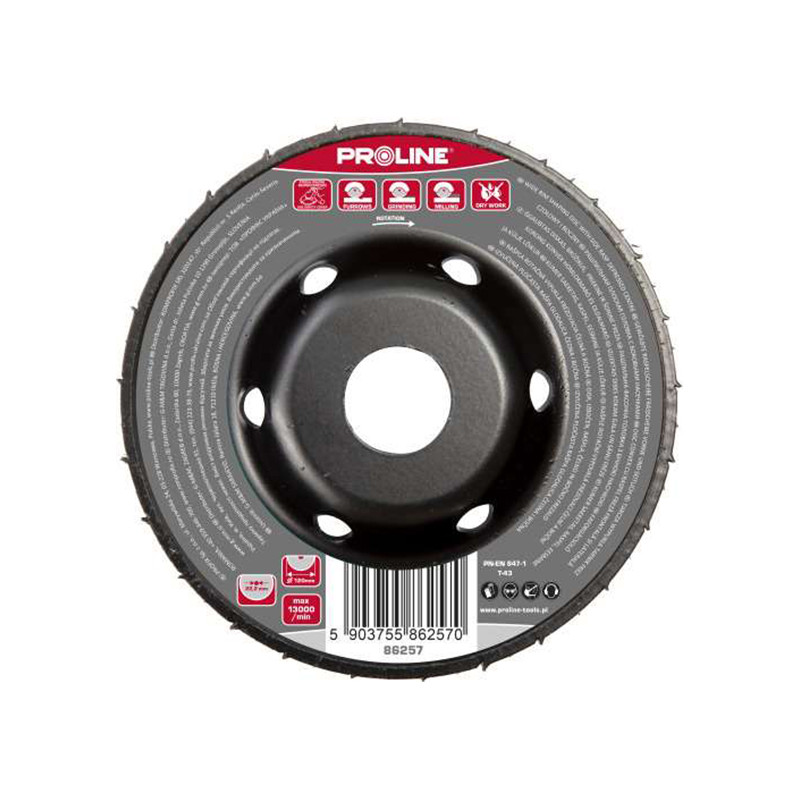 disc raspel carota depresat / frontal-lateral - 120mm