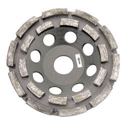 disc diamantat dublu segmentat de slefuire 180mm